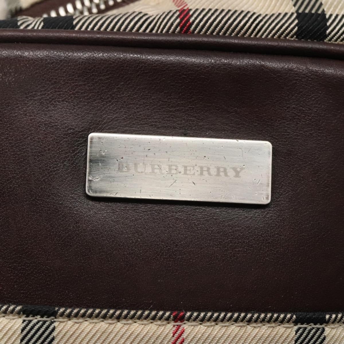 Burberry Burberry Zip Messenger Bag Nylon Beige