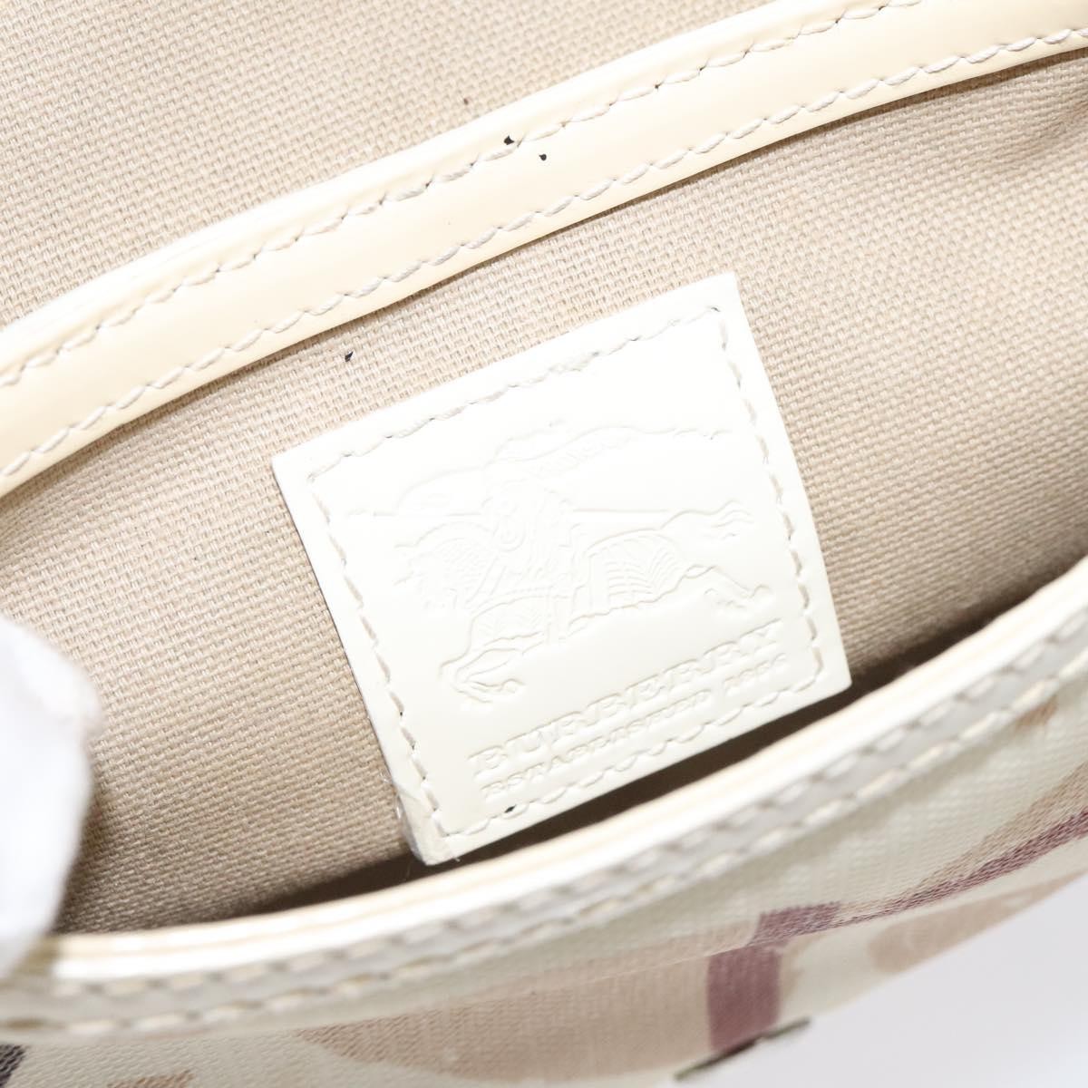Burberry Burberry Flap Shoulder Bag Canvas Bruin