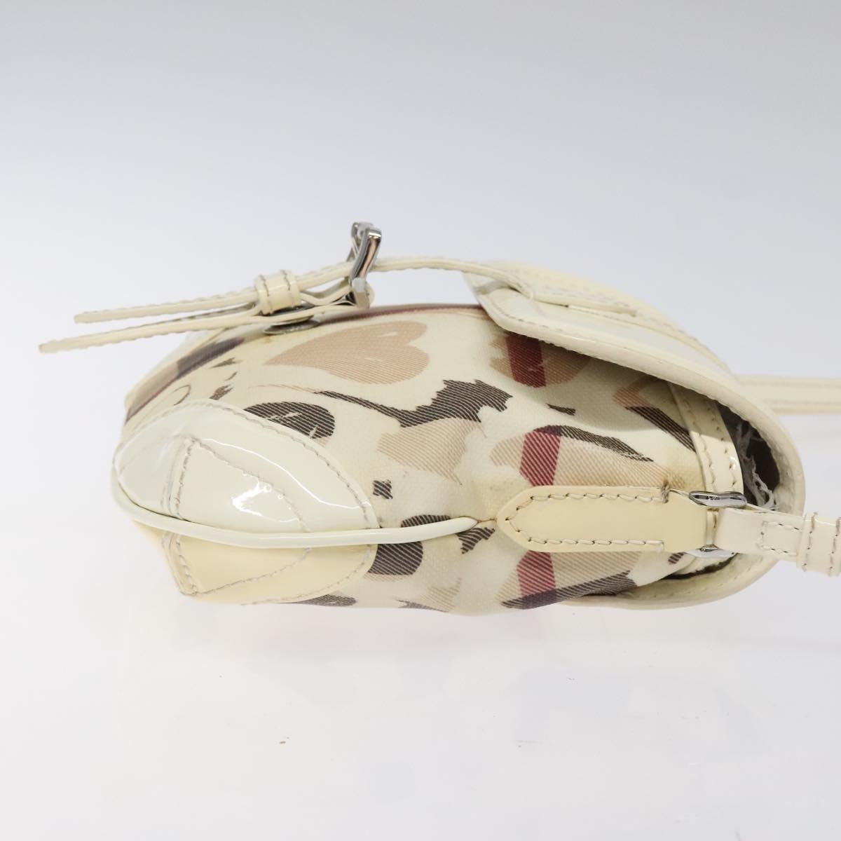 Burberry Burberry Flap Shoulder Bag Canvas Bruin