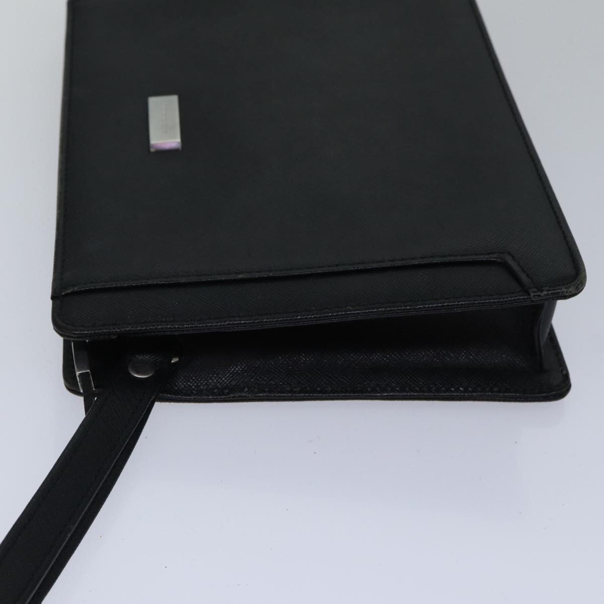 Burberry Burberry Vintage Pouch Leather Zwart