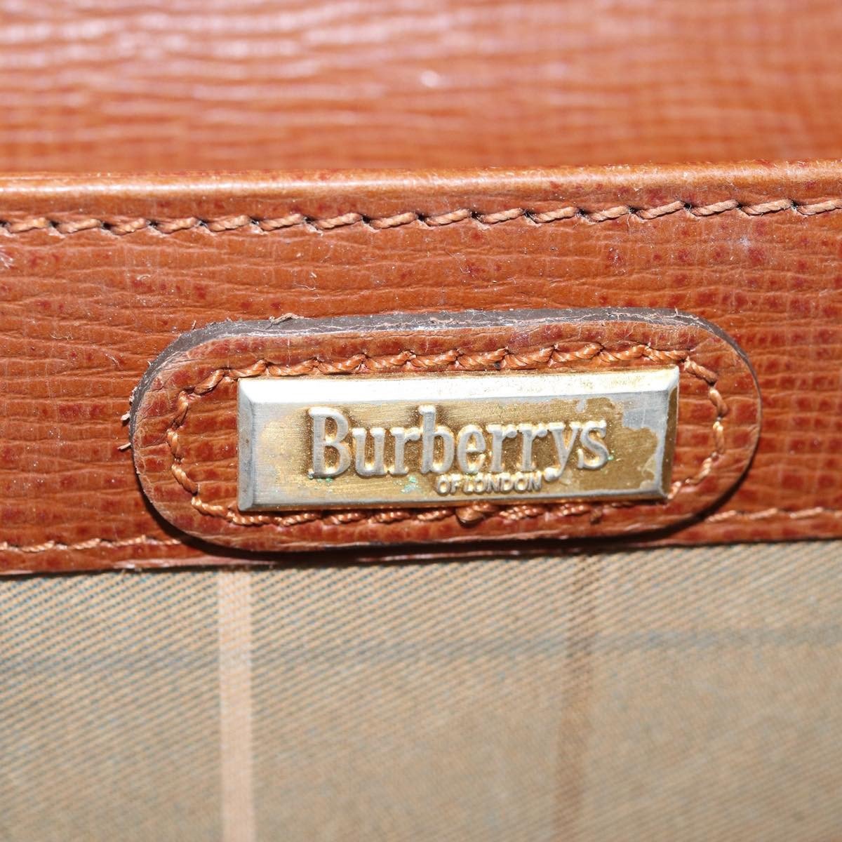 Burberry Vintage Leather Bruin
