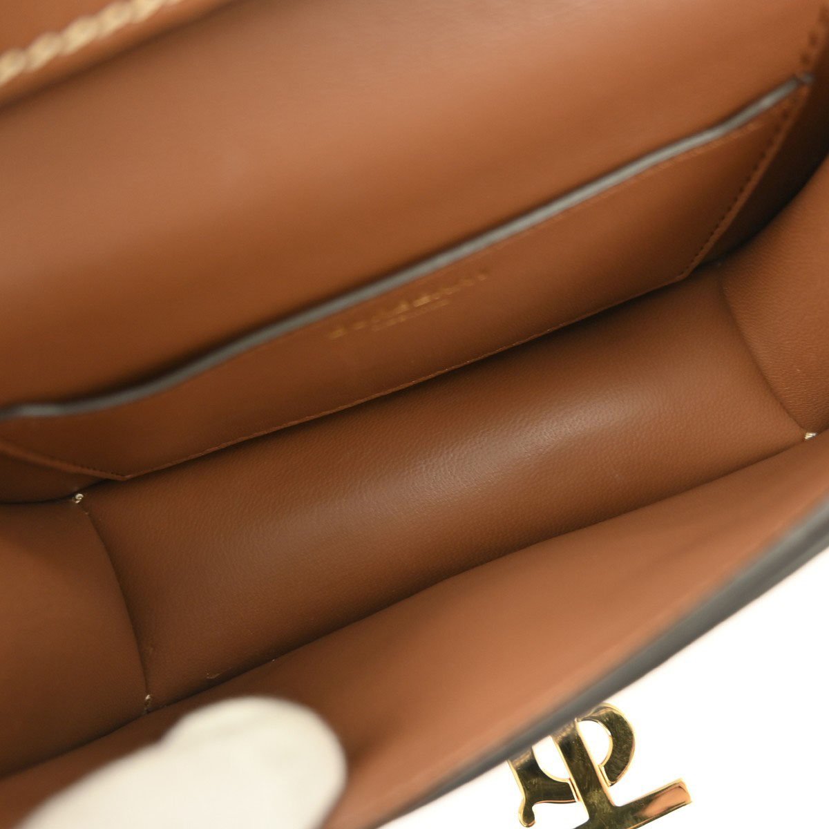 Burberry Burberry TB Flap Bag Canvas Mini Beige