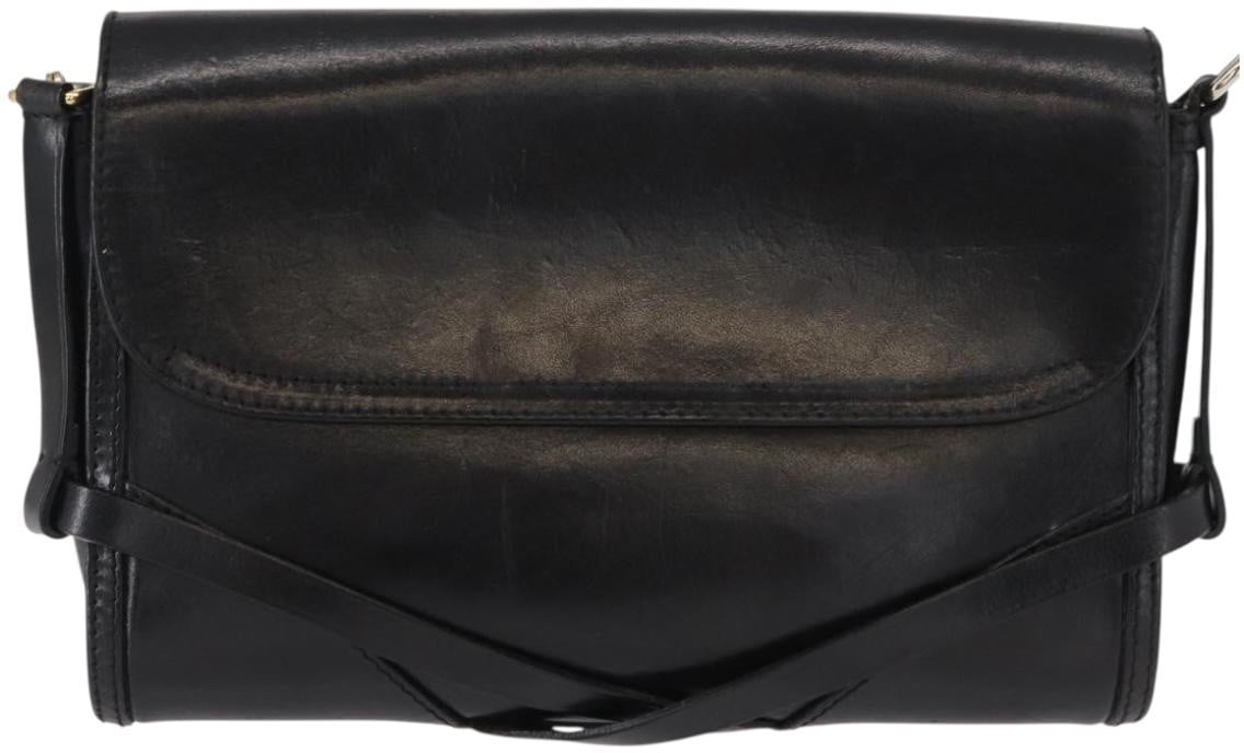 Burberry Burberry Bridle Abbott Crossbody Bag Leather Zwart