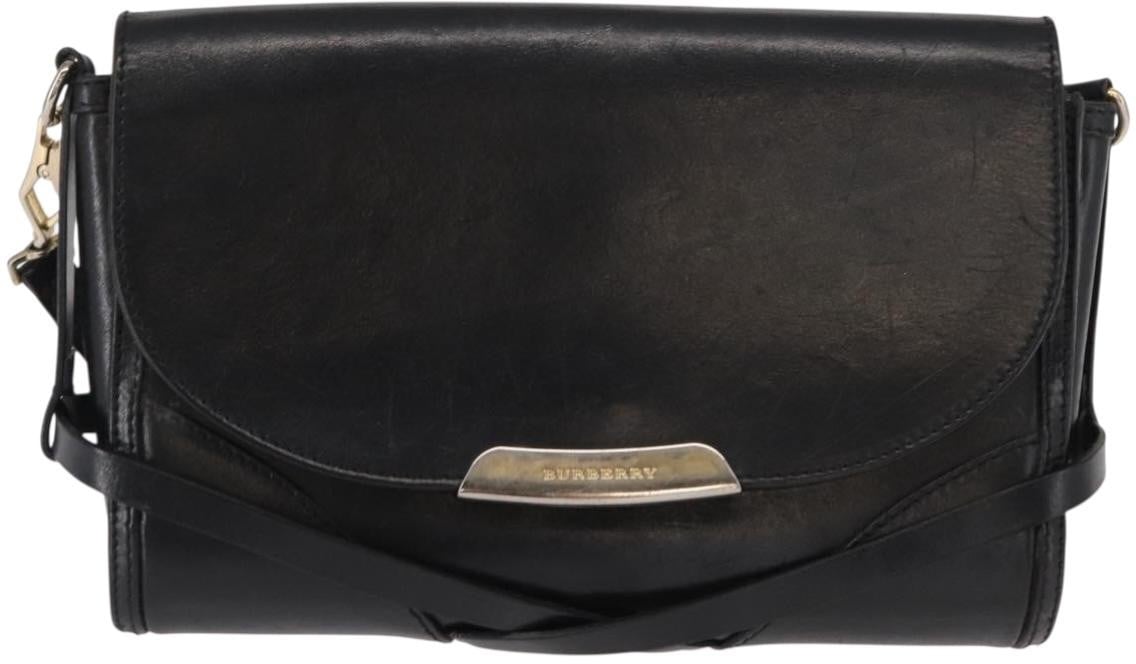 Burberry Burberry Bridle Abbott Crossbody Bag Leather Zwart