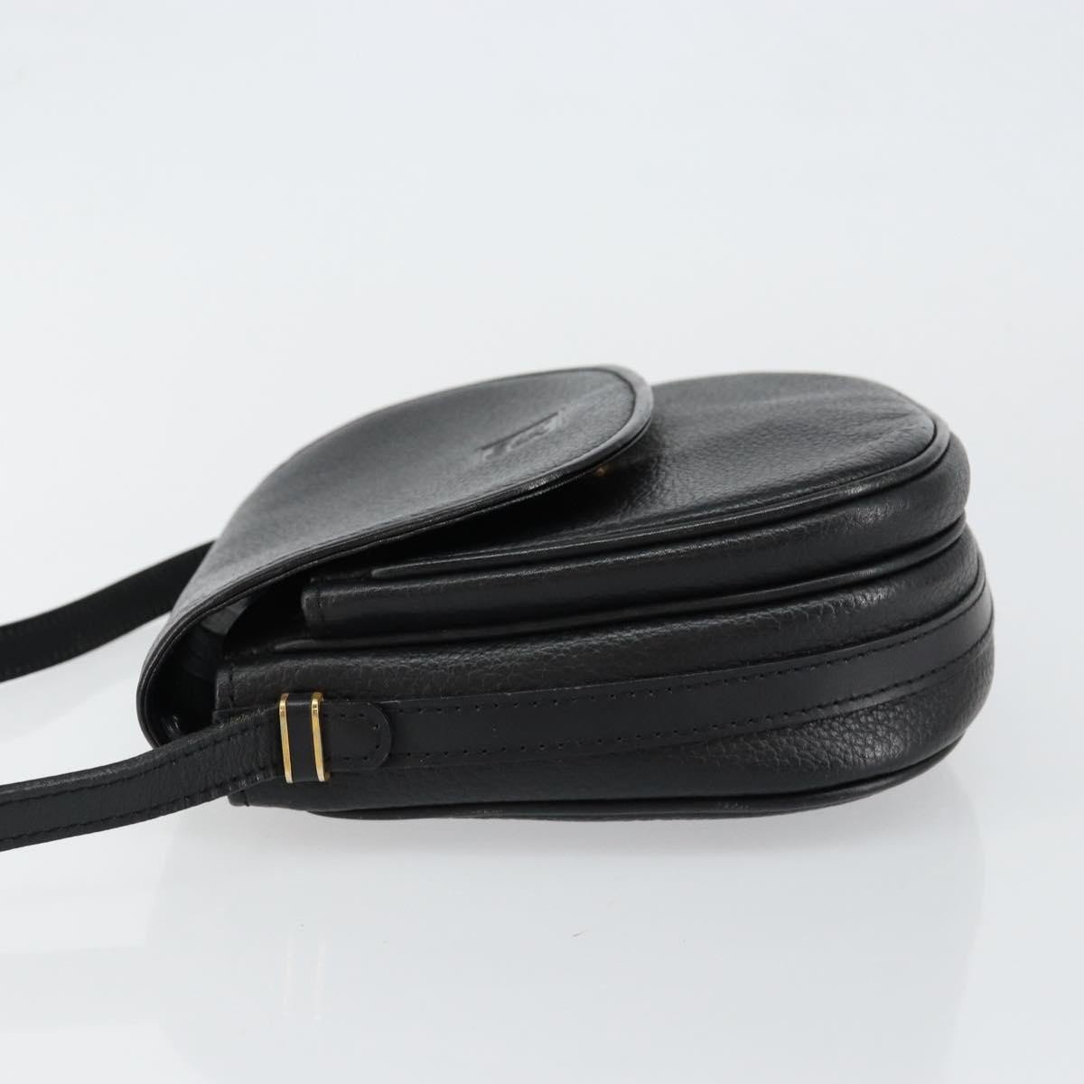 Burberry Flap Shoulder Leather Zwart