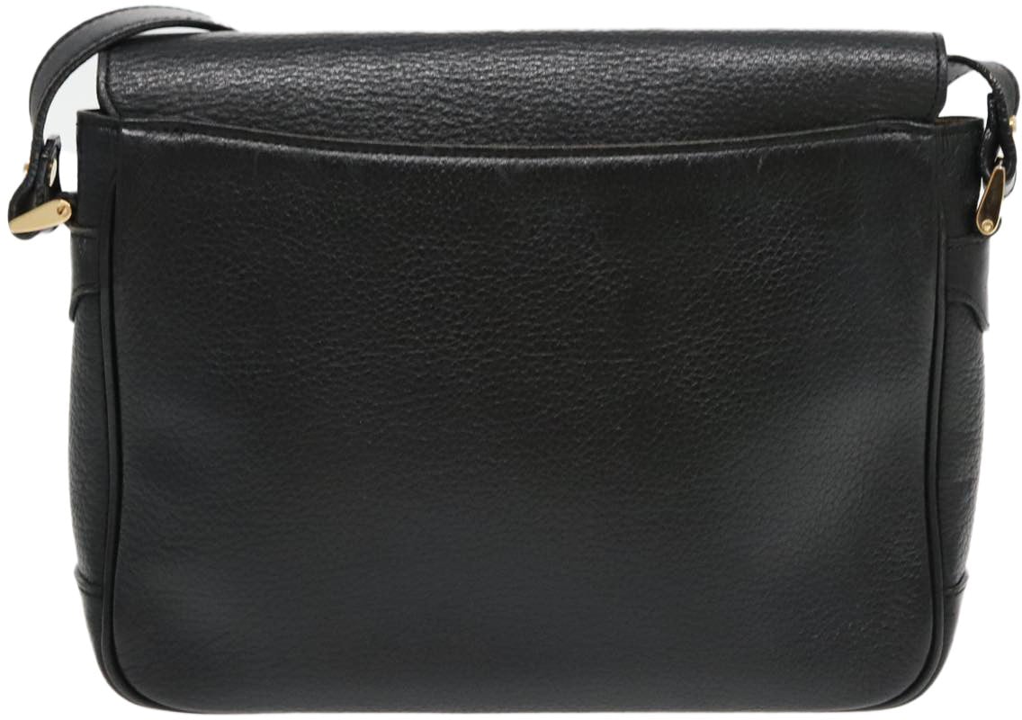 Burberry Burberry Flap Shoulder Bag Leather Zwart