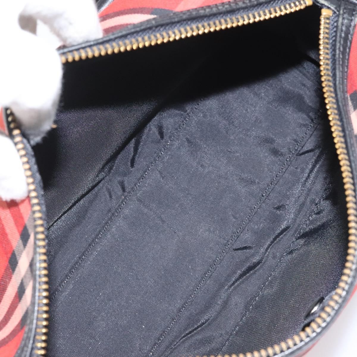 Burberry Burberry Blue Label Checked Bowling Nylon Rood