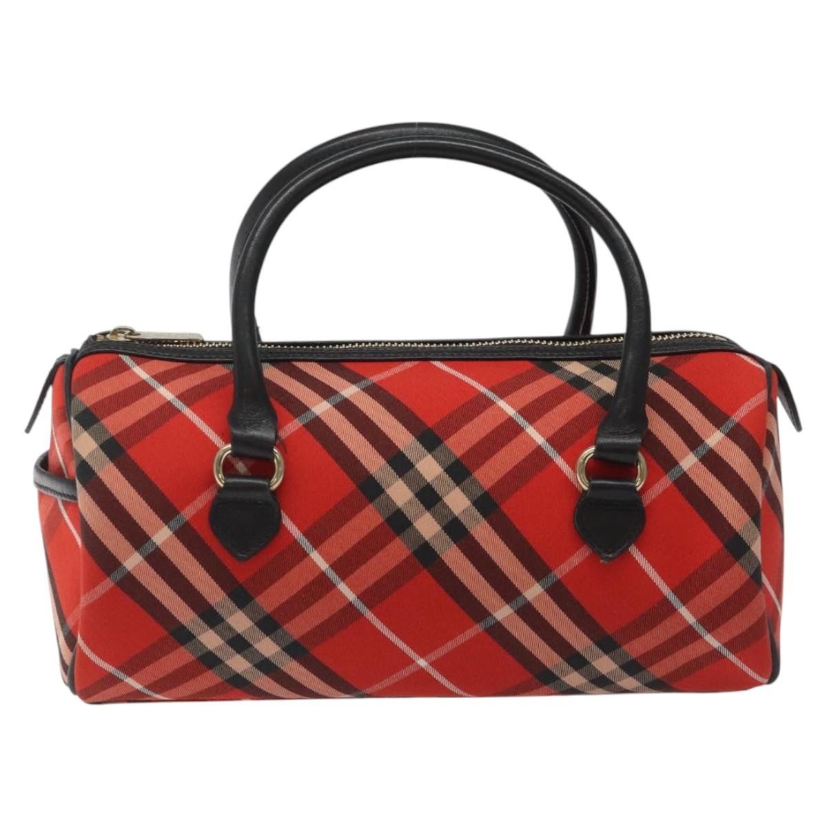 Burberry Burberry Blue Label Checked Bowling Nylon Rood