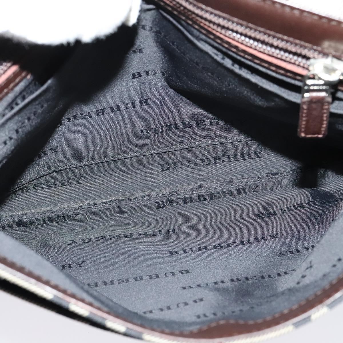 Burberry Burberry Vintage Flap Crossbody Bag Haymarket Canvas Beige