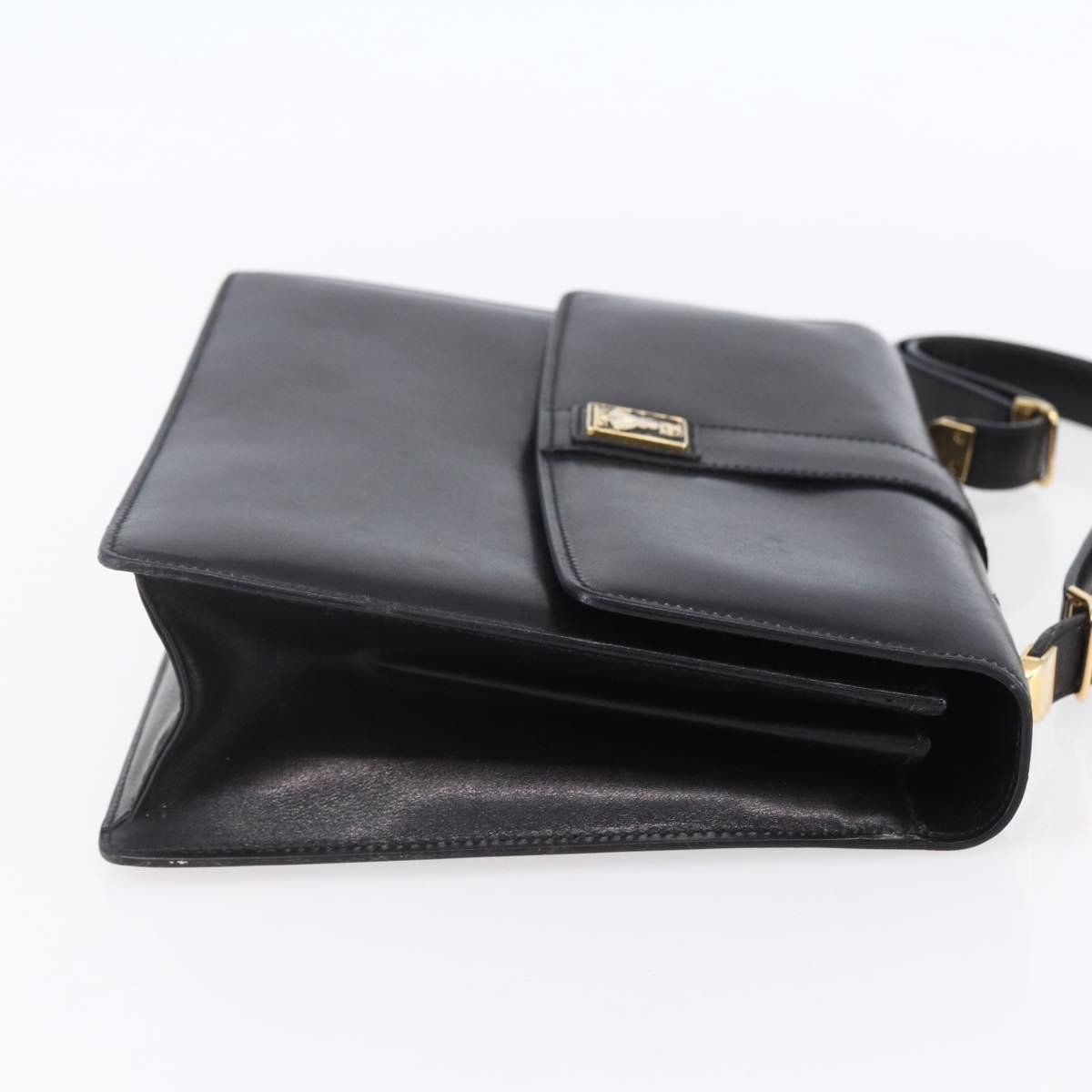 Burberry Nova Check Shoulder Bag Leather Zwart