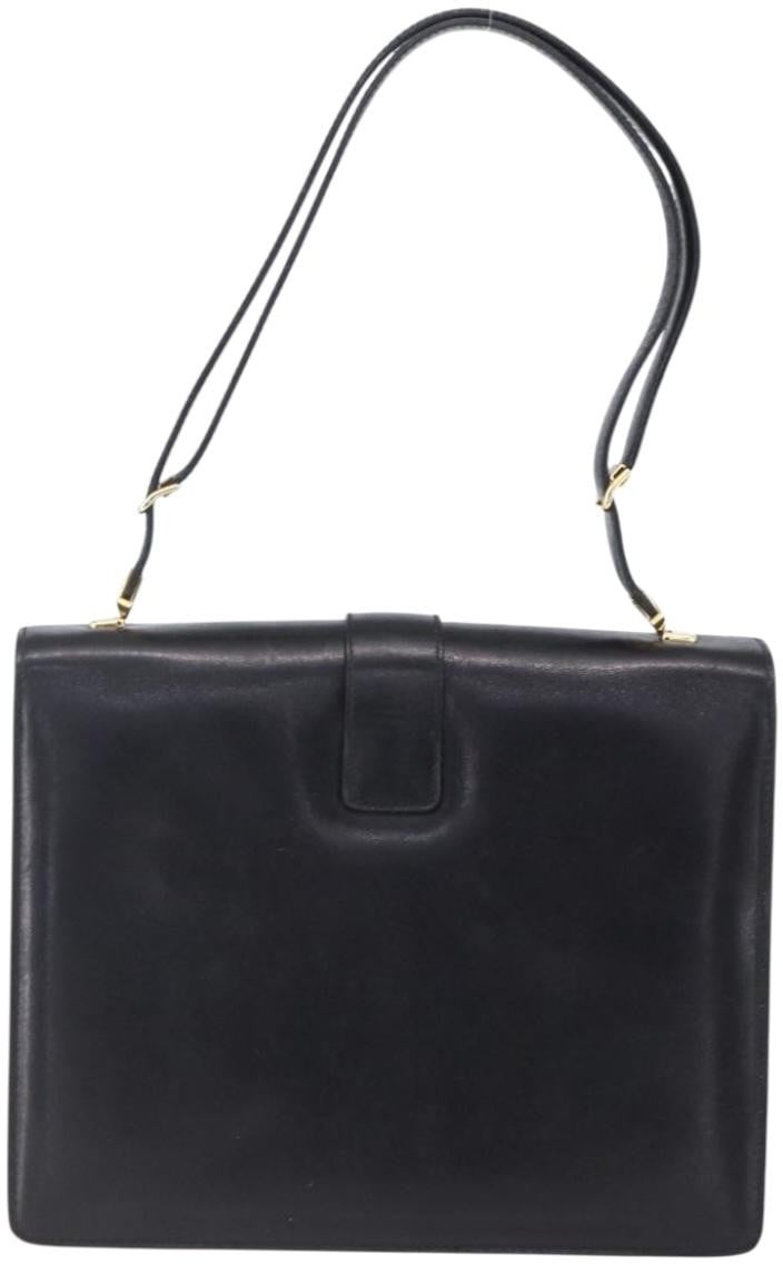 Burberry Nova Check Shoulder Bag Leather Zwart