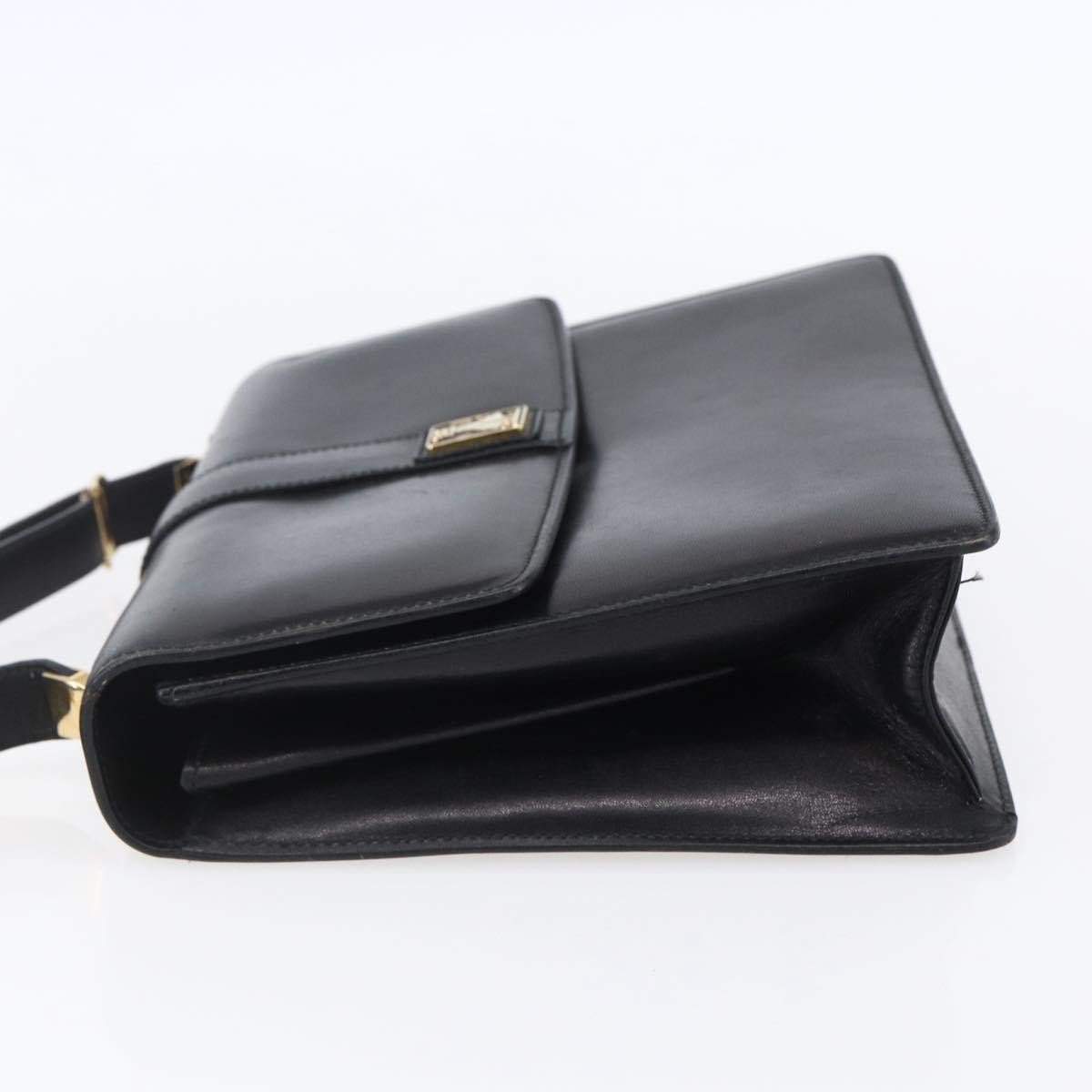 Burberry Nova Check Shoulder Bag Leather Zwart