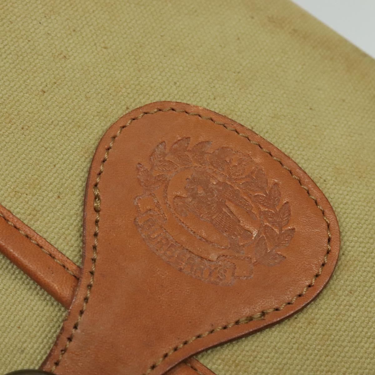 Burberry Burberry Front Pocket Messenger Bag Canvas Beige