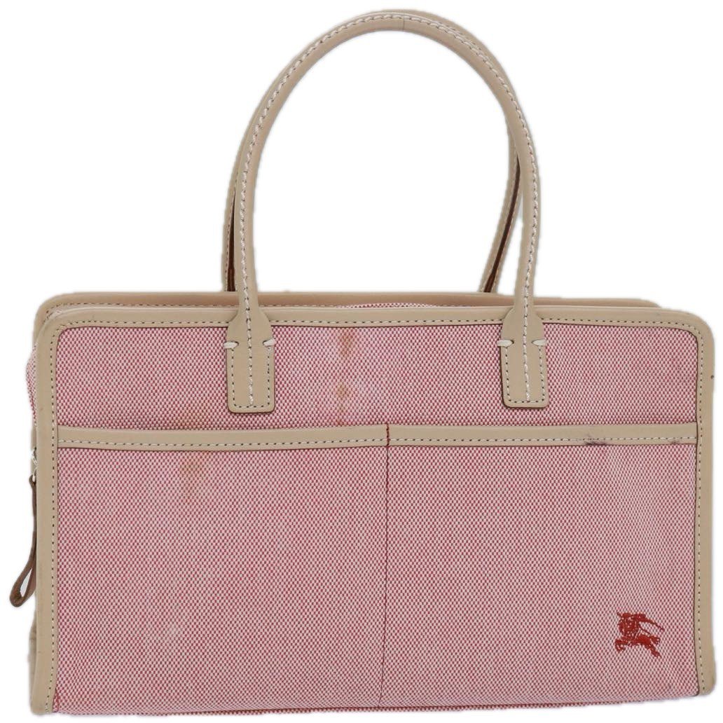 Burberry Burberry Blue Label Handbag Canvas Roze
