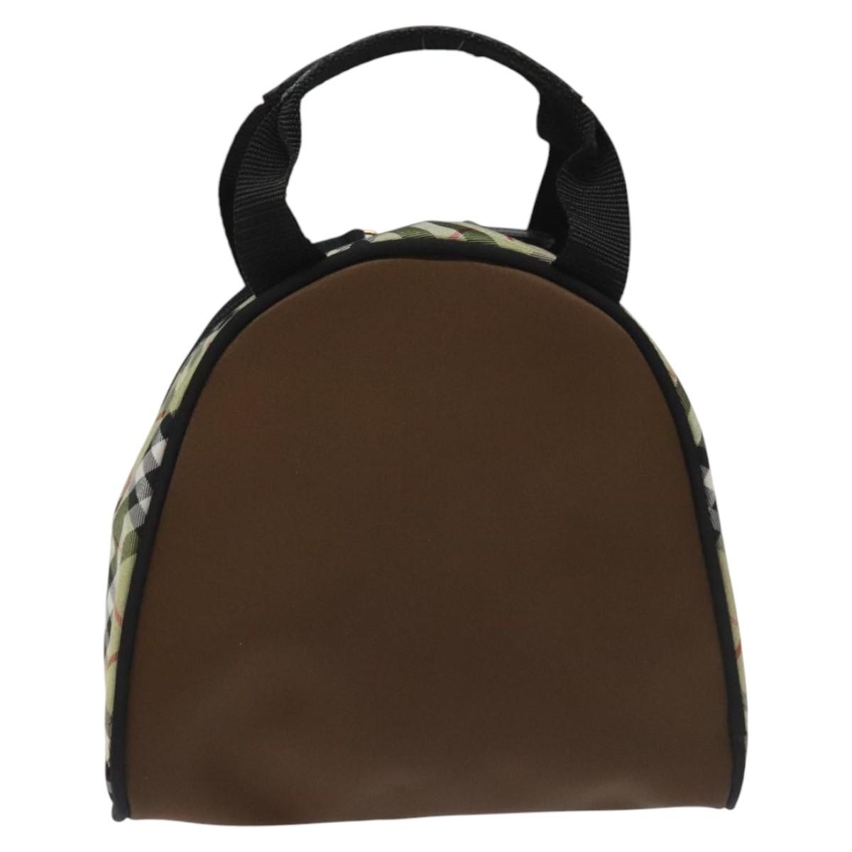 Burberry Burberry Nova Check Handbag Nylon Zwart