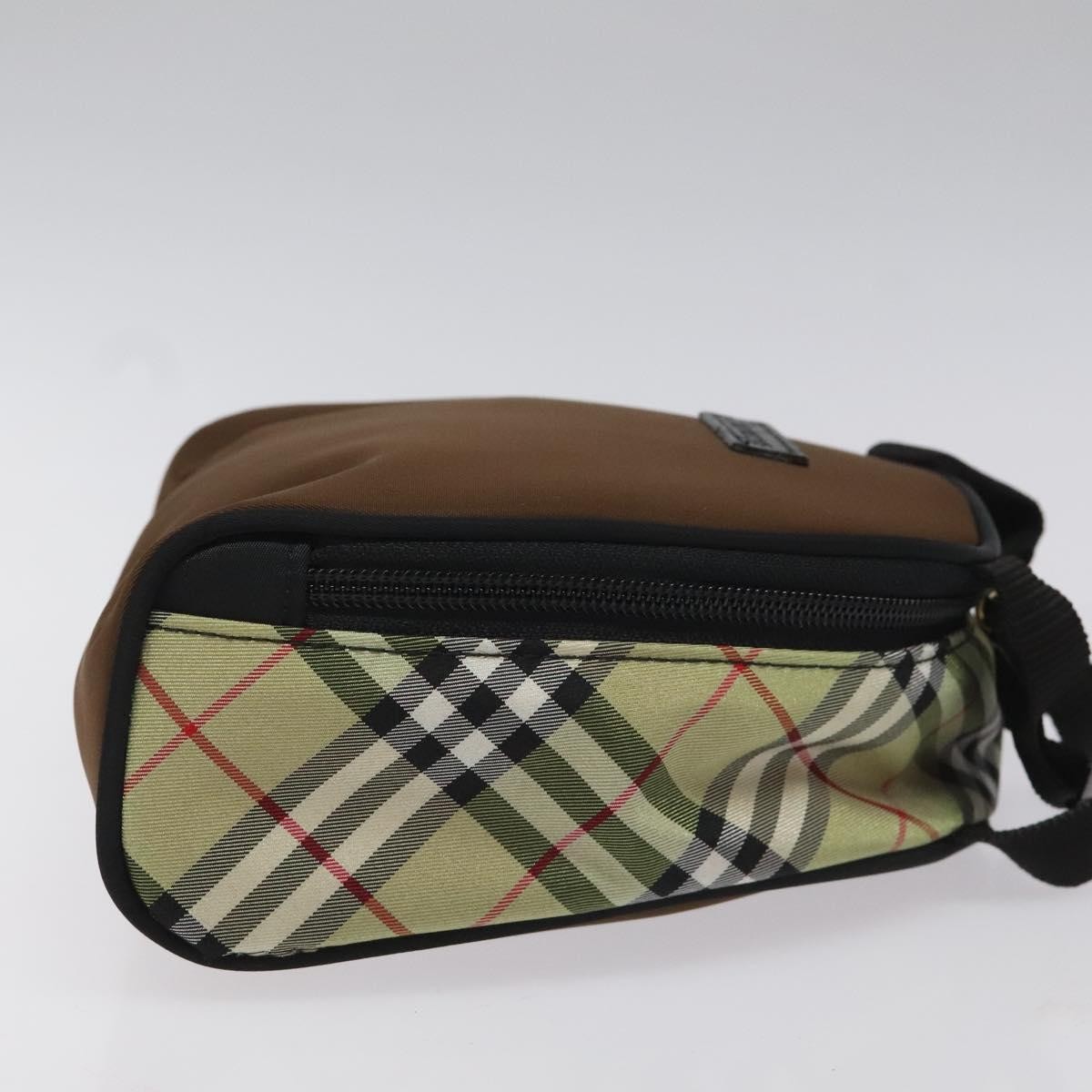 Burberry Burberry Nova Check Handbag Nylon Zwart