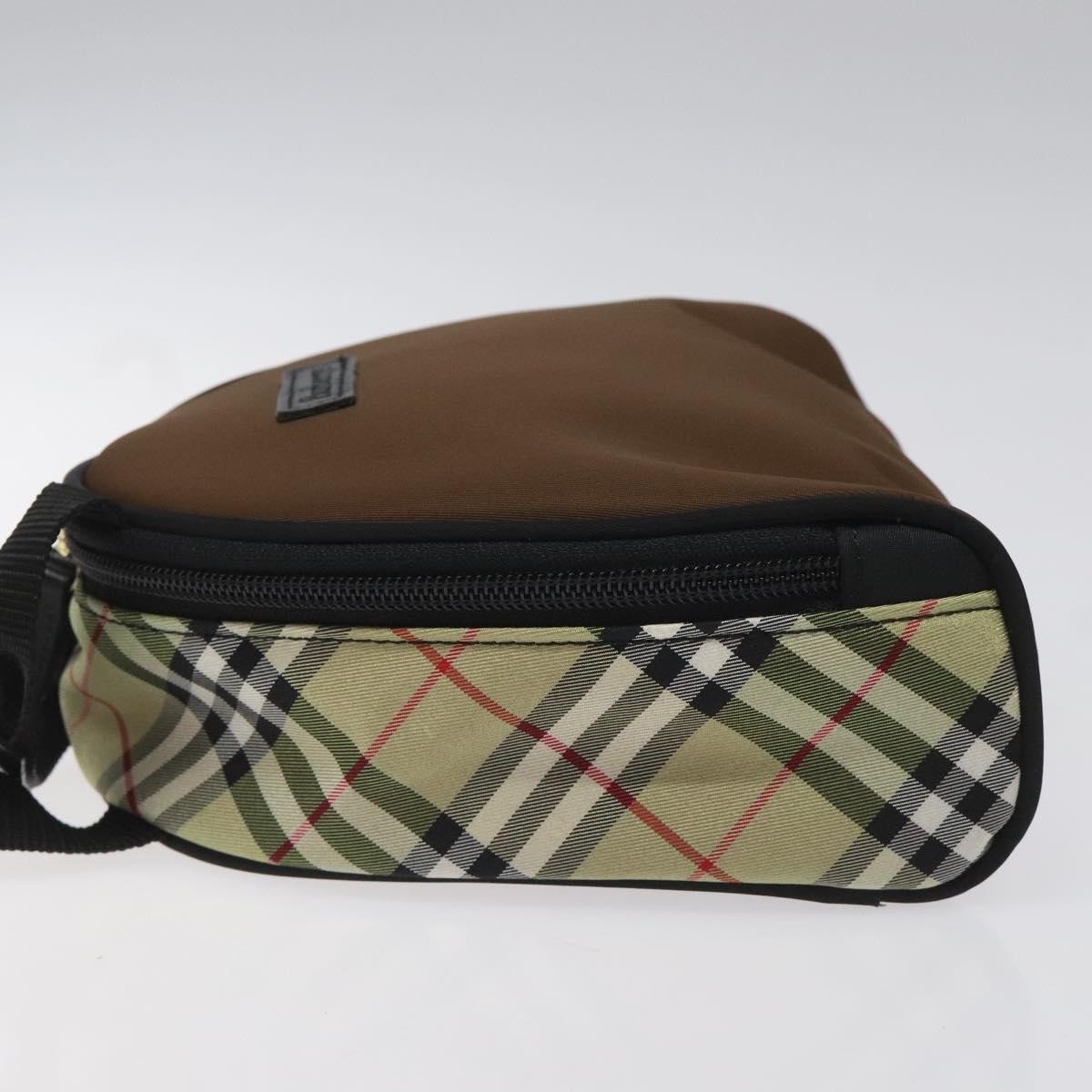 Burberry Burberry Nova Check Handbag Nylon Zwart