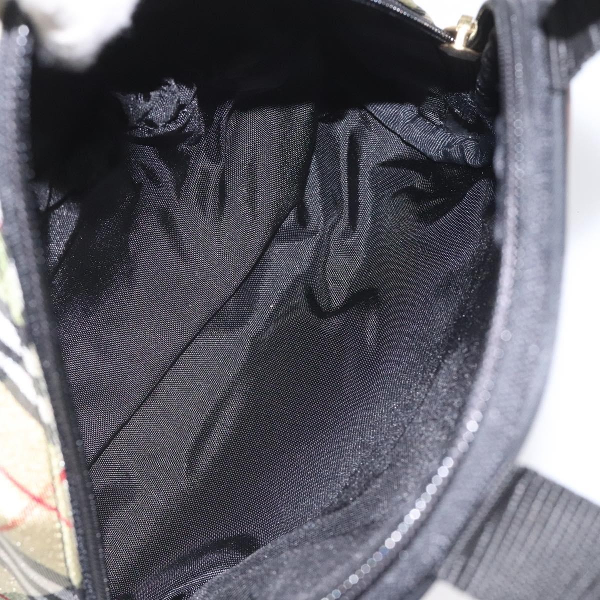 Burberry Burberry Nova Check Handbag Nylon Zwart