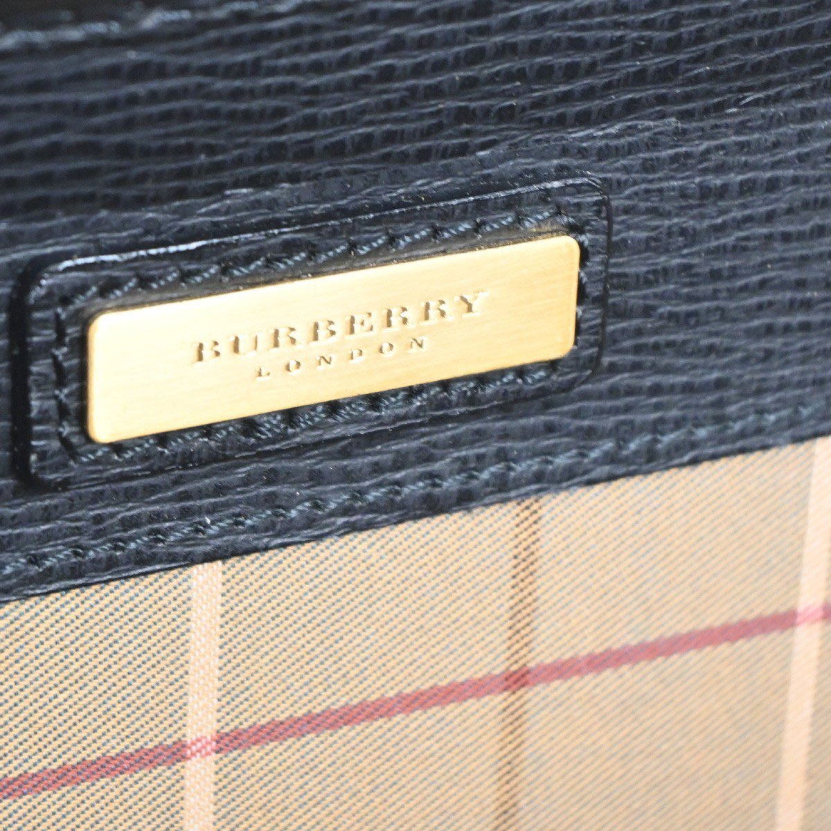 Burberry Burberry DK88 Doctor Bag Leather Large Zwart