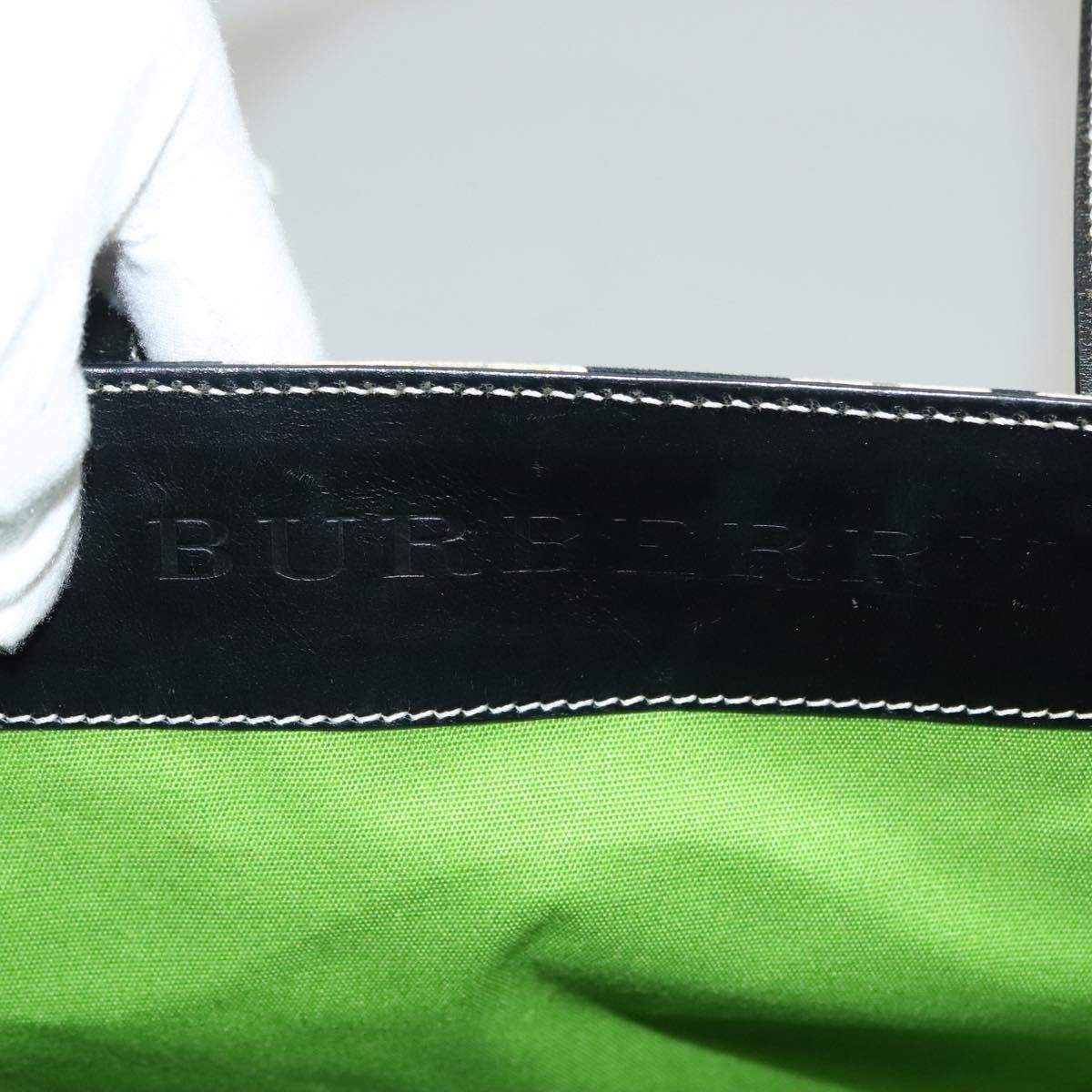 Burberry Burberry Vintage Tote Canvas Zwart