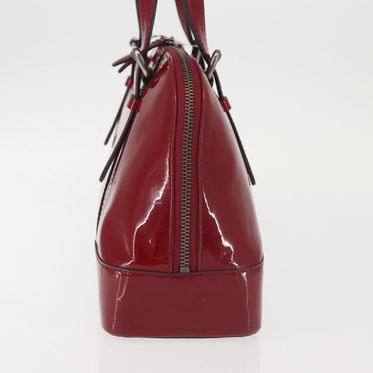 Burberry Burberry Vintage Handbag Patent leather Rood