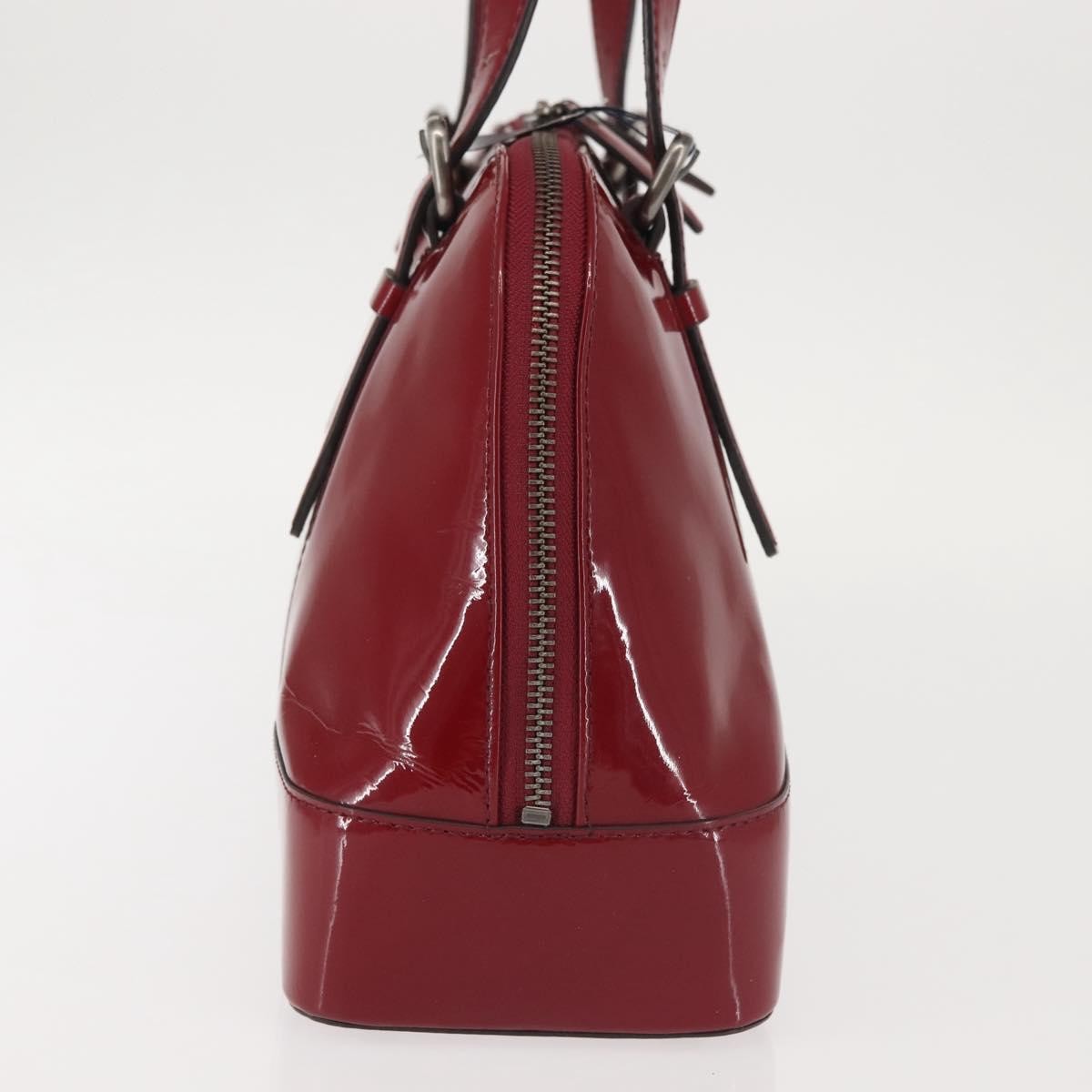 Burberry Burberry Vintage Handbag Patent leather Rood