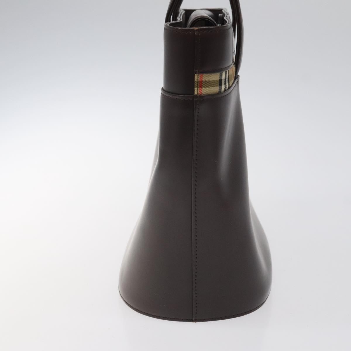 Burberry Burberry Nova Handbag Leather Bruin