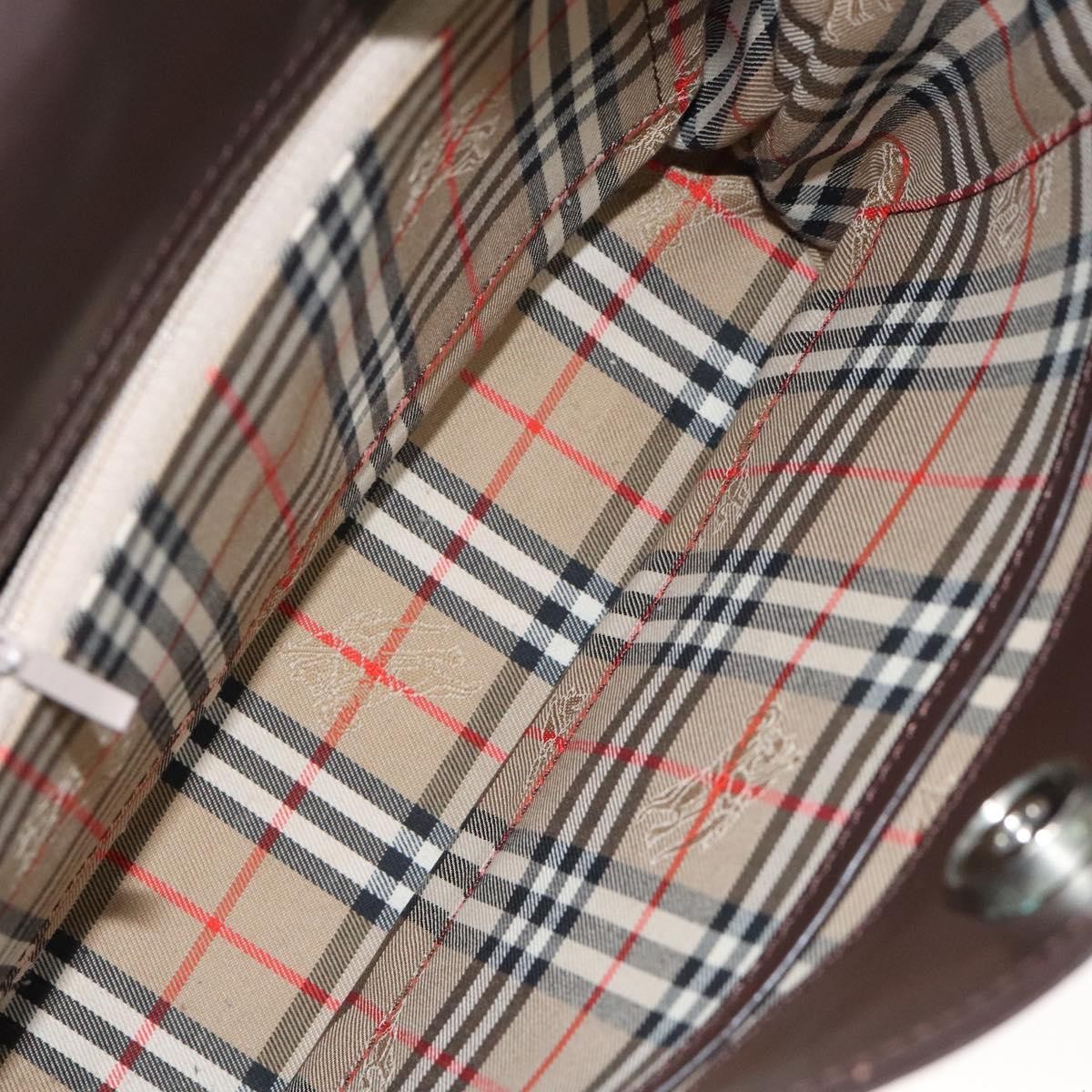 Burberry Burberry Nova Handbag Leather Bruin