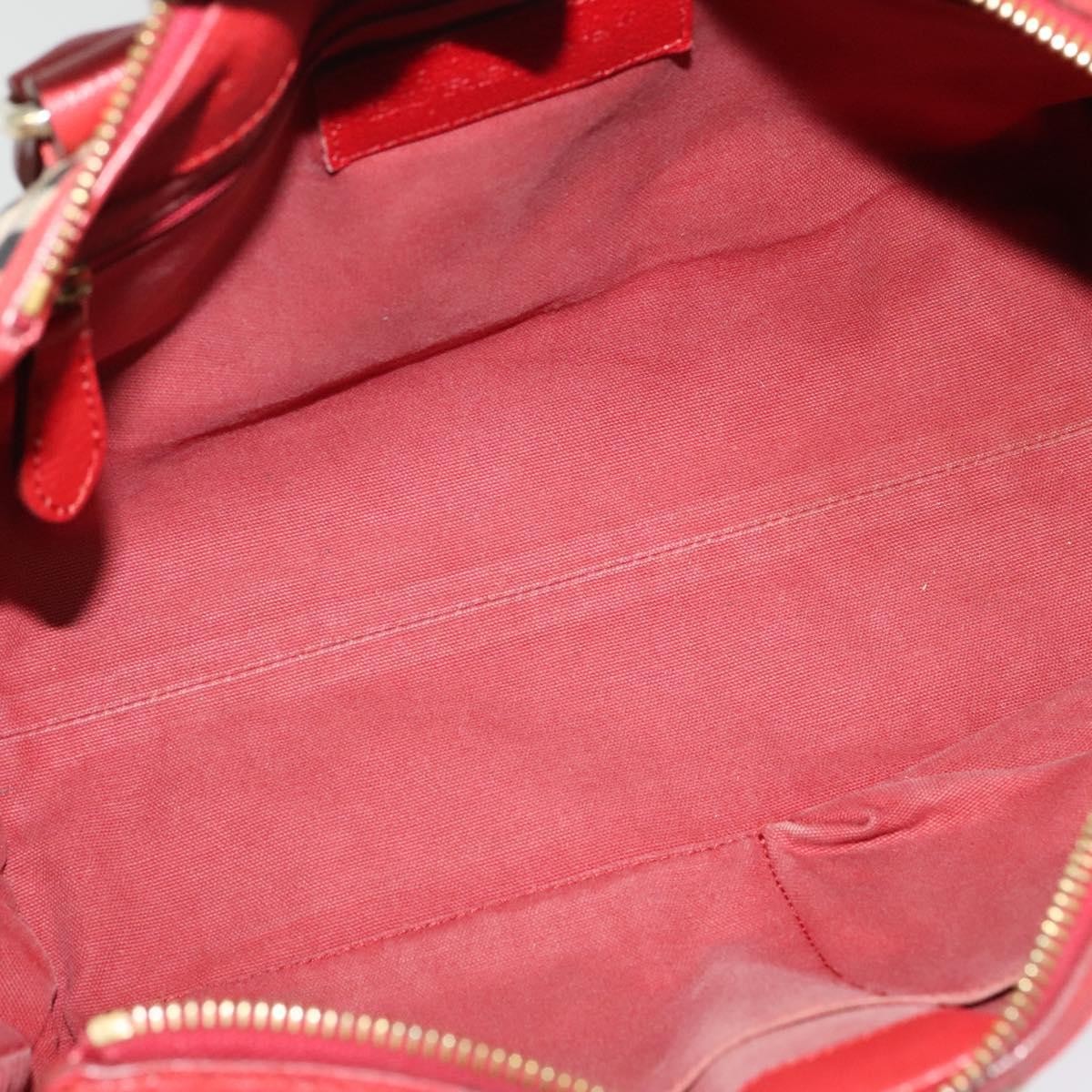 Burberry Burberry Pilgrim Satchel Haymarket Coated Canvas Beige