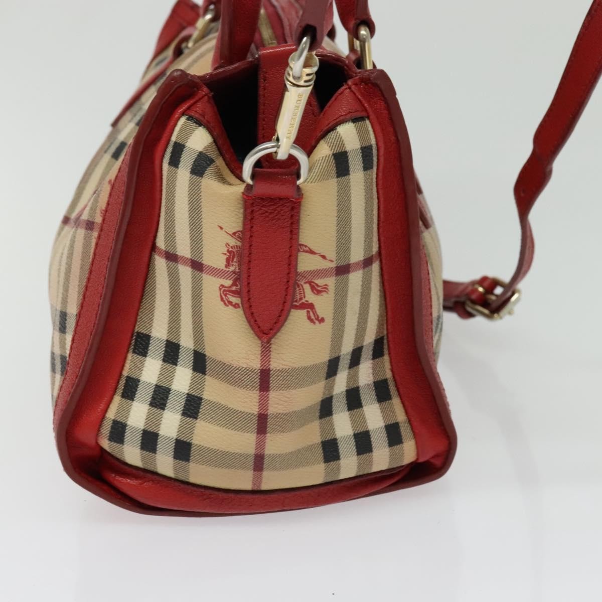 Burberry Burberry Pilgrim Satchel Haymarket Coated Canvas Beige