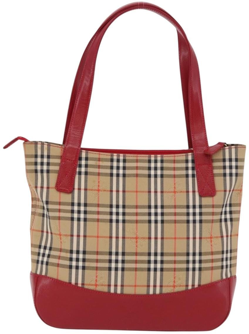 Burberry Nova Check Nova Check Canvas and leather Beige