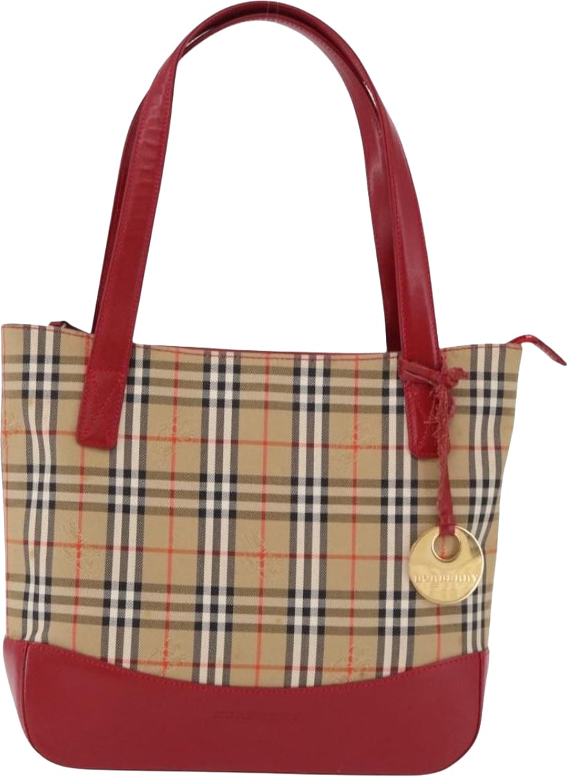 Burberry Nova Check Nova Check Canvas and leather Beige