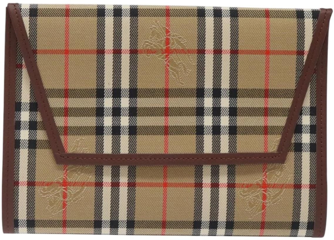 Burberry Burberry Nova check Pochette Canvas Beige