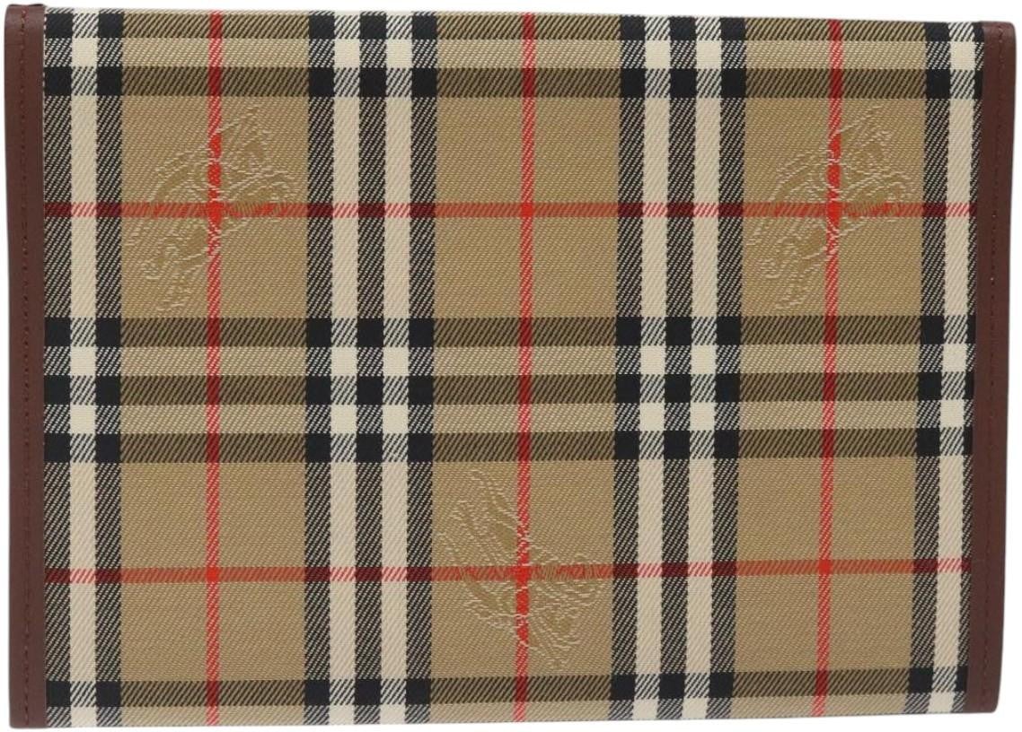 Burberry Burberry Nova check Pochette Canvas Beige