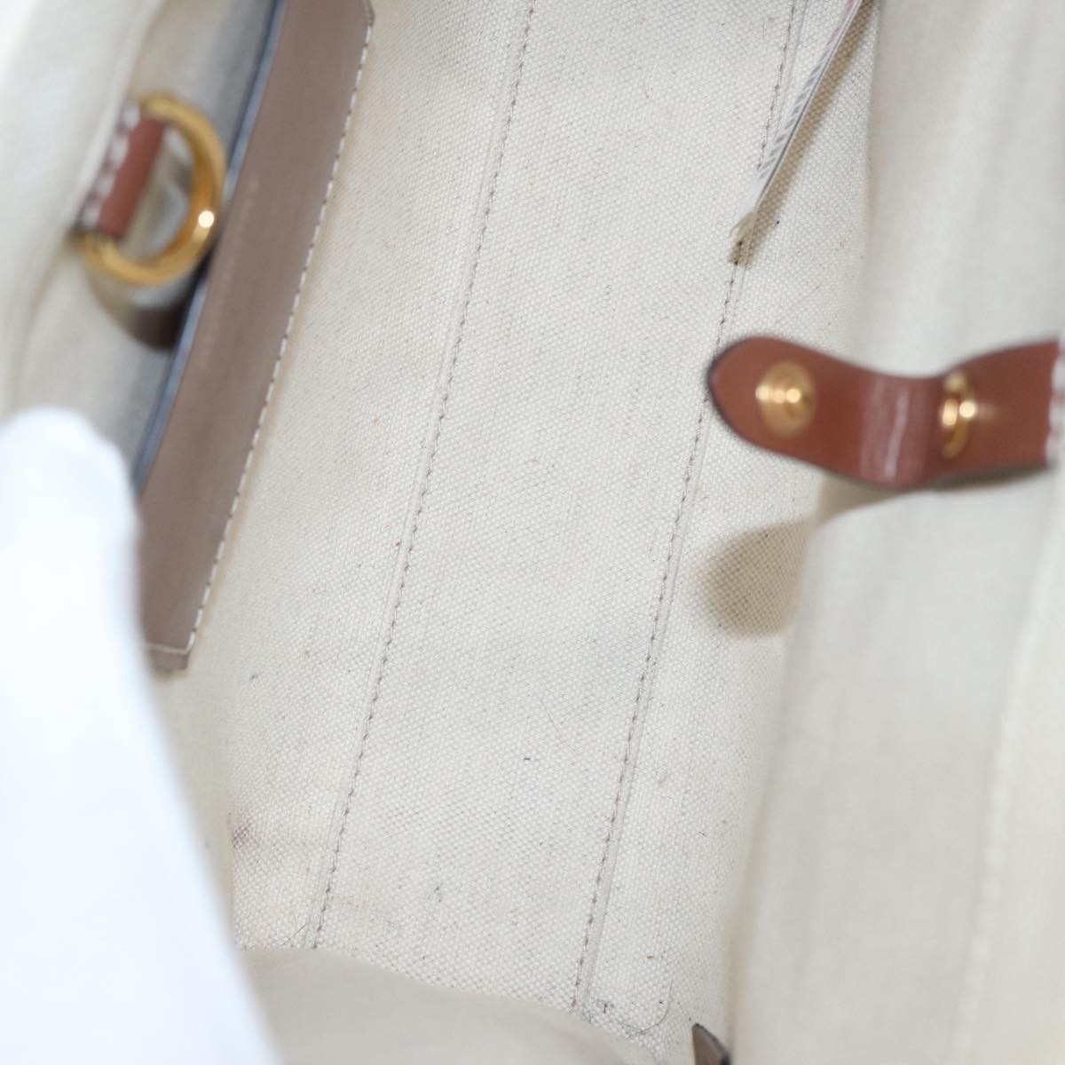 Burberry Burberry Logo Zip Wristlet Pouch Nylon Small Bruin