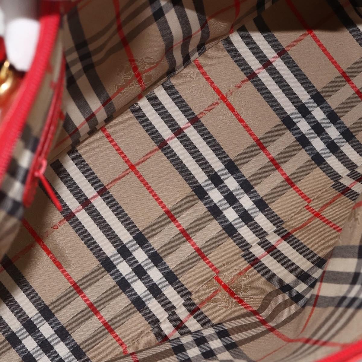 Burberry Burberry Vintage Handbag Leather Rood