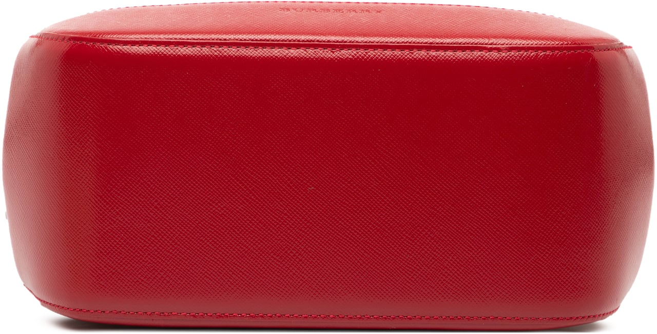 Burberry Haymarket Check Canvas Shoulder Bag Bruin