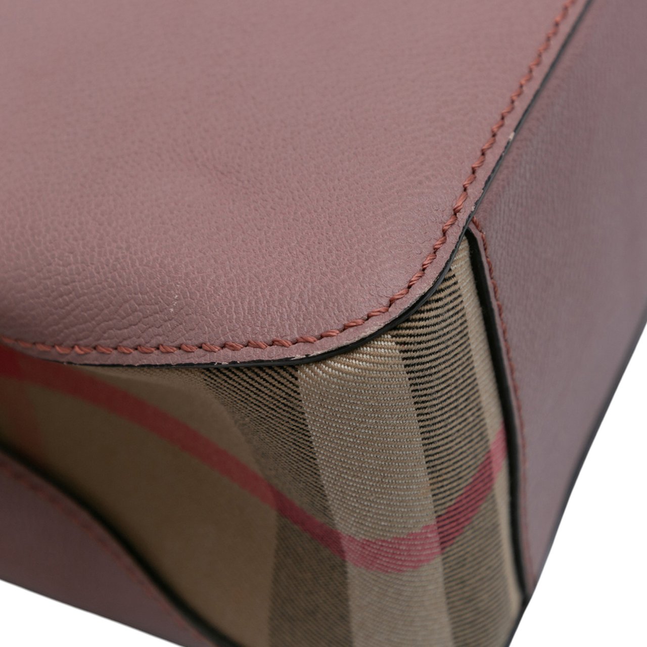 Burberry Small Grained Calfskin Helmsley Crossbody Roze