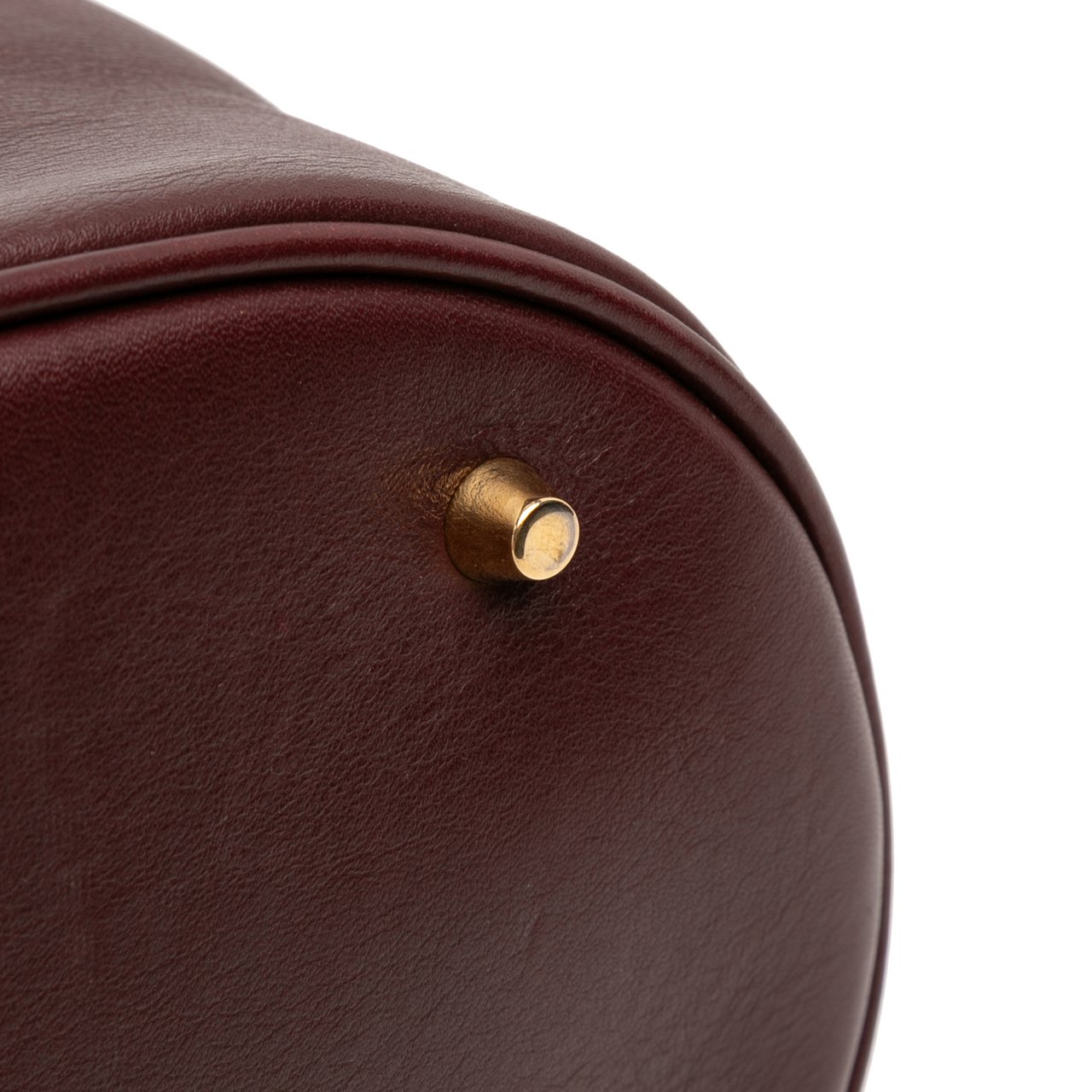 Burberry Nubuck and House Check Canvas Beckett Bucket Bag Rood