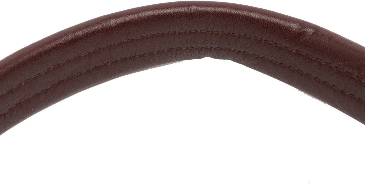 Burberry Nubuck and House Check Canvas Beckett Bucket Bag Rood