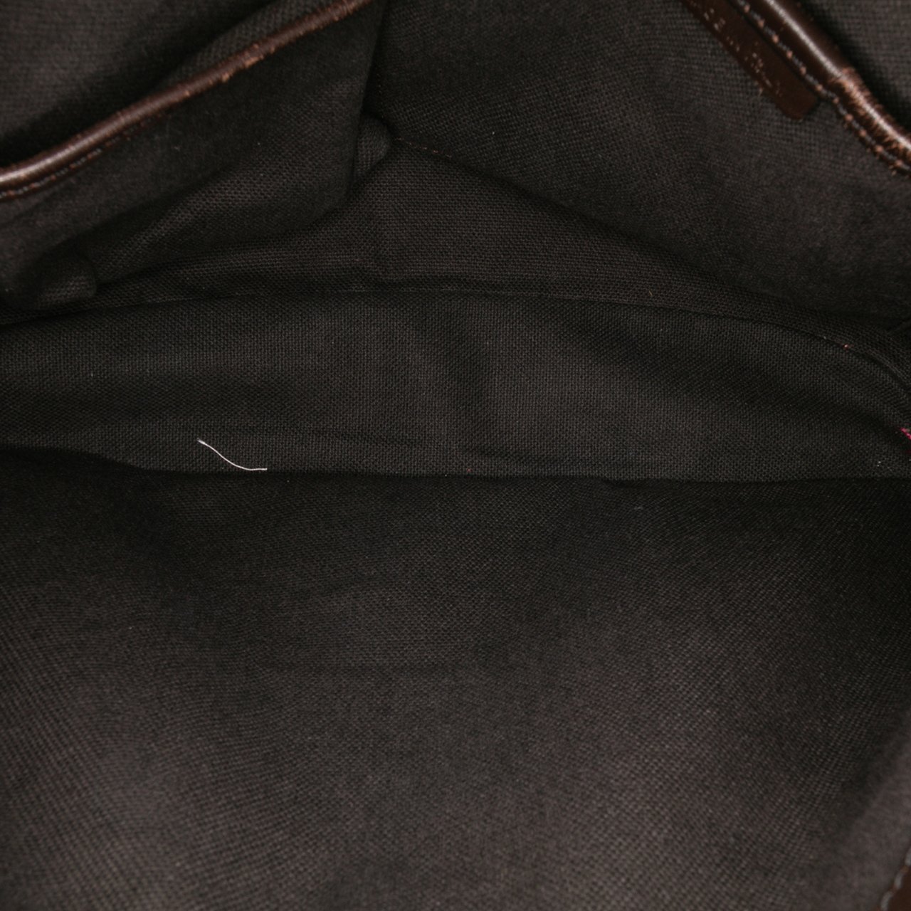 Burberry Haymarket Check Coated Canvas Satchel Bruin
