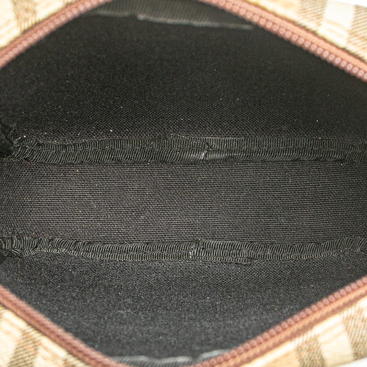 Burberry Haymarket Check Canvas Crossbody Bruin