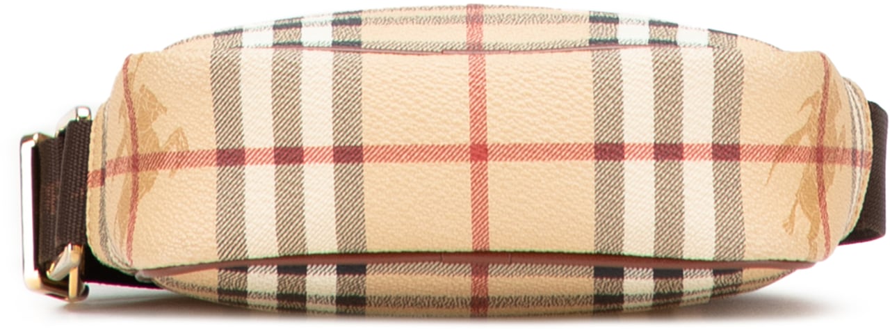 Burberry Haymarket Check Canvas Crossbody Bruin