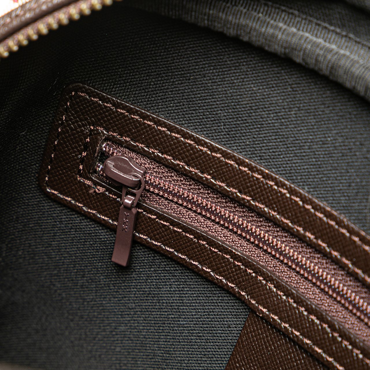 Burberry Nova Check Canvas Crossbody Bruin