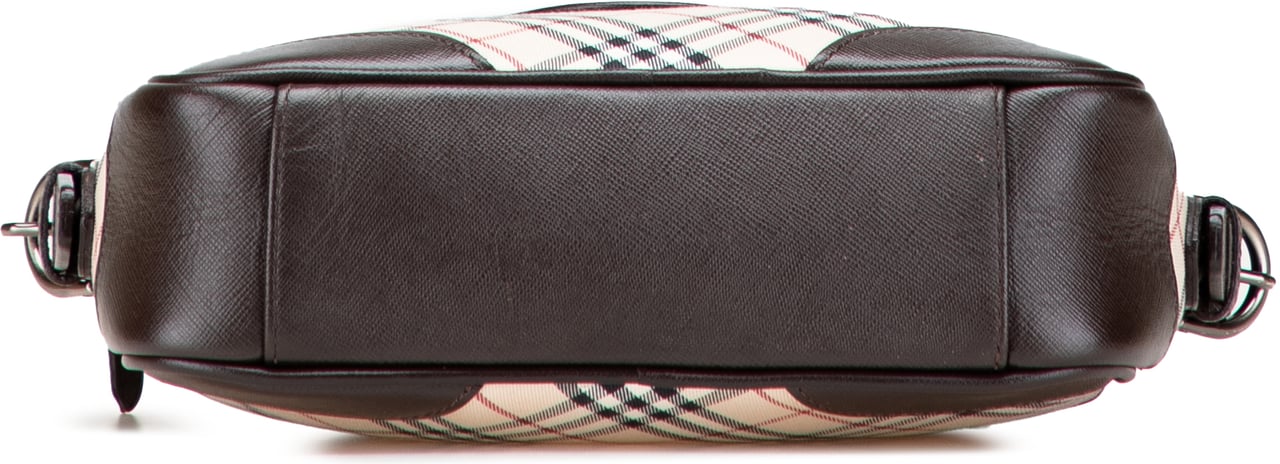 Burberry Nova Check Canvas Crossbody Bruin