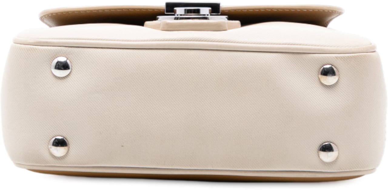 Burberry Small Grained Calfskin DK88 Top Handle Bag Bruin