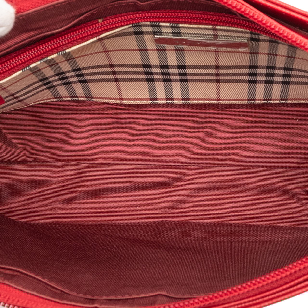 Burberry Leather Shoulder Bag Rood