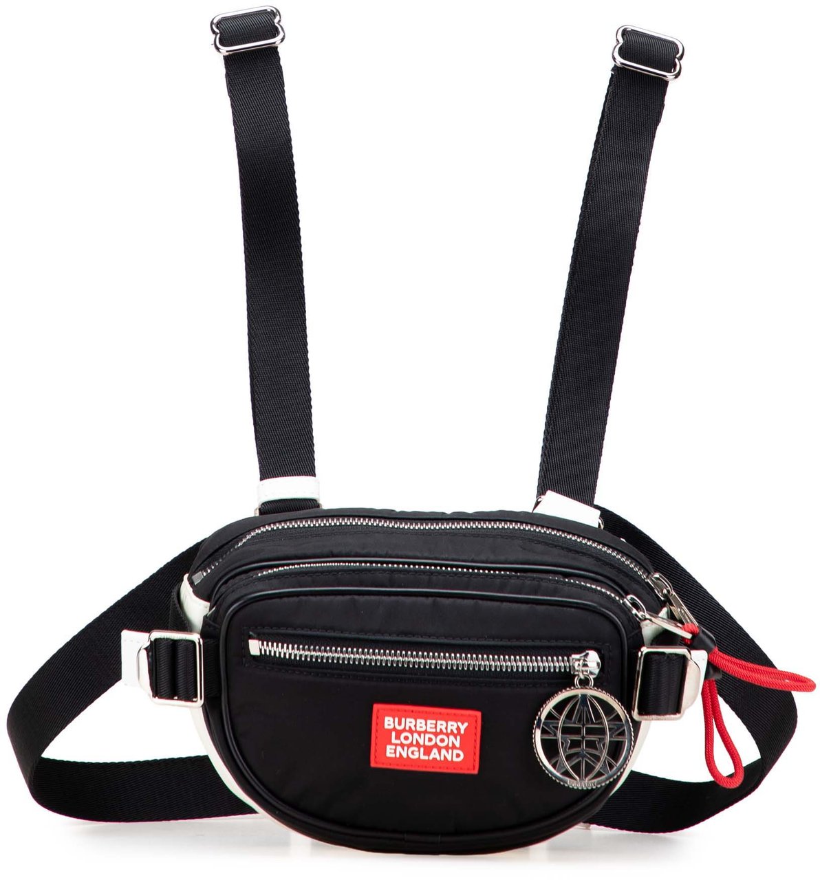 Burberry Nylon Cannon Utility Belt Bag Zwart
