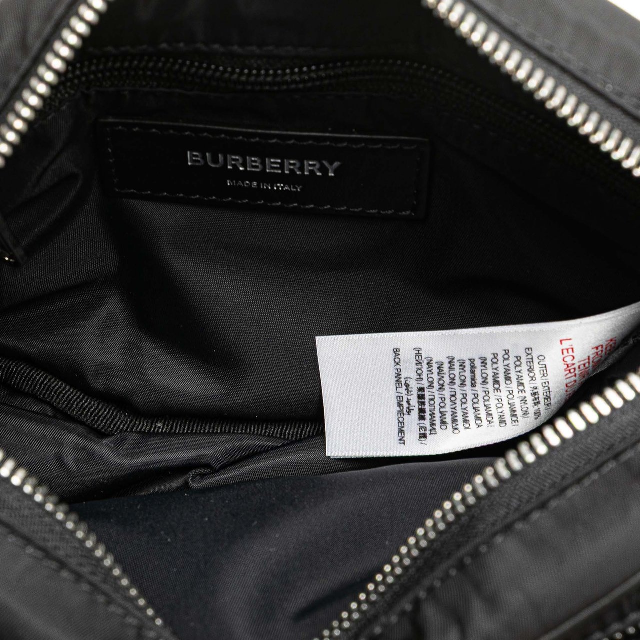 Burberry Nylon Cannon Utility Belt Bag Zwart