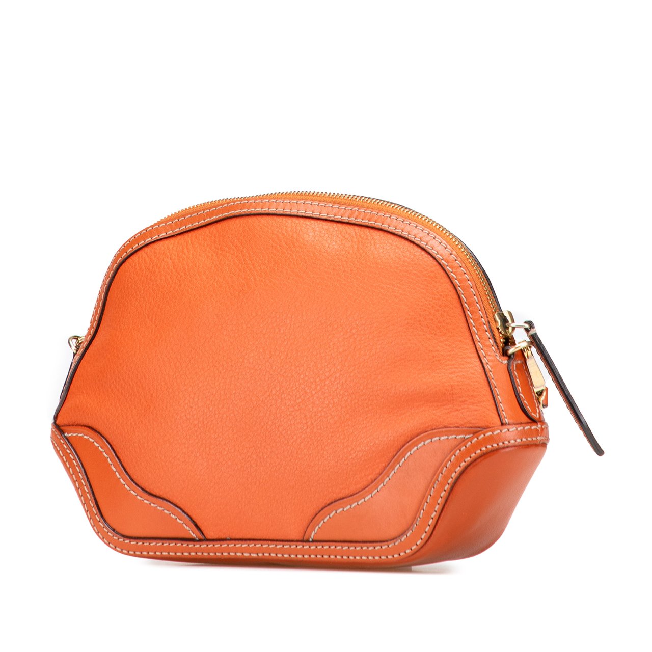 Burberry Grained Calfskin Crossbody Oranje